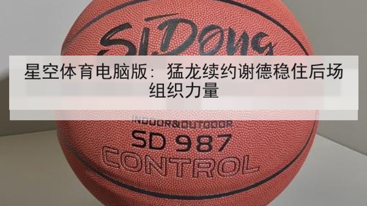 星空体育电脑版: 猛龙续约谢德稳住后场组织力量
